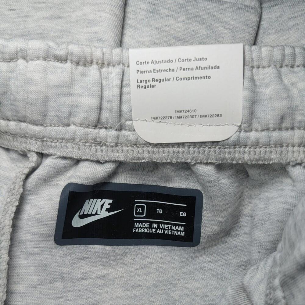 NIKE x PSG Paris Saint-Germain Joggers Sweatpants Gray Men’s XL NWT Zip Pocket - Picture 5 of 7